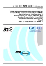 ETSI TR 124930-V7.2.0 17.7.2007