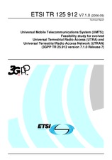 Norma ETSI TR 125912-V7.1.0 30.9.2006 náhled