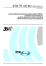 ETSI TR 125921-V6.0.0 31.12.2004