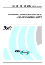 Norma ETSI TR 125922-V4.1.0 30.9.2001 náhled