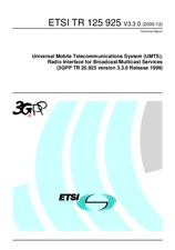 Norma ETSI TR 125925-V3.3.0 31.12.2000 náhled