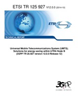 Náhled ETSI TR 125927-V11.0.0 26.9.2012