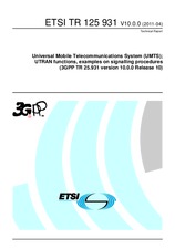 Norma ETSI TR 125931-V10.0.0 14.4.2011 náhled