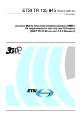 ETSI TR 125945-V5.2.0 31.3.2007