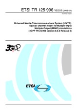 ETSI TR 125996-V8.0.0 30.1.2009