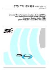 ETSI TR 125999-V7.1.0 23.4.2008