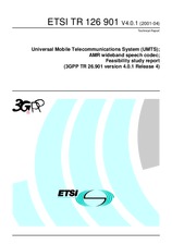 ETSI TR 126901-V4.0.1 14.8.2001