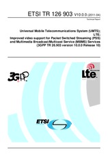 ETSI TR 126903-V10.0.0 20.4.2011