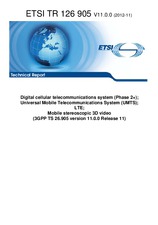 Norma ETSI TR 126905-V11.0.0 21.11.2012 náhled