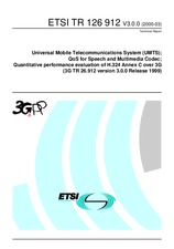 Norma ETSI TR 126912-V3.0.0 31.3.2000 náhled
