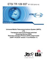 ETSI TR 126937-V11.0.0 16.10.2012