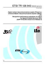 ETSI TR 126943-V9.0.0 18.1.2010