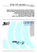 Náhled ETSI TR 129994-V3.0.0 30.6.2002