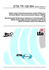 ETSI TR 129994-V8.0.0 19.1.2009