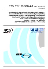 ETSI TR 129998-4-1-V8.0.0 19.1.2009