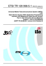 ETSI TR 129998-5-1-V8.0.0 19.1.2009