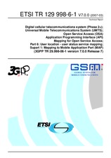ETSI TR 129998-6-1-V7.0.0 30.3.2007