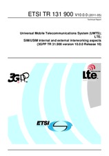 ETSI TR 131900-V10.0.0 19.5.2011