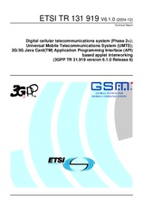 ETSI TR 131919-V6.1.0 31.12.2004