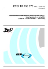 Náhled ETSI TR 133978-V6.0.0 31.3.2005