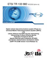 ETSI TR 133980-V12.0.0 14.10.2014
