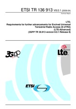 Norma ETSI TR 136913-V8.0.1 15.4.2009 náhled