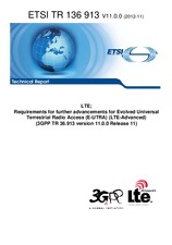 Norma ETSI TR 136913-V11.0.0 13.11.2012 náhled