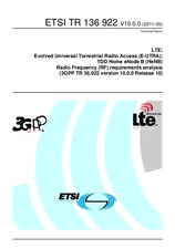 Norma ETSI TR 136922-V10.0.0 27.5.2011 náhled