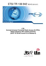 Norma ETSI TR 136942-V8.4.0 30.7.2012 náhled