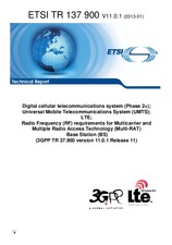 ETSI TR 137900-V11.0.1 16.1.2013