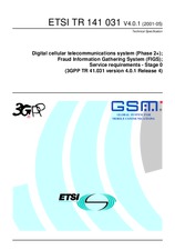 ETSI TR 141031-V4.0.1 3.5.2001