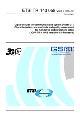 Norma ETSI TR 143058-V6.0.0 31.12.2004 náhled