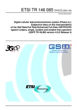 ETSI TR 146085-V4.0.0 31.3.2001