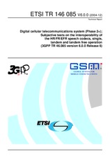 ETSI TR 146085-V6.0.0 31.12.2004