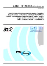ETSI TR 146085-V7.0.0 30.6.2007