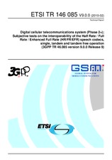 ETSI TR 146085-V9.0.0 3.2.2010