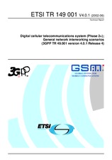 Náhled ETSI TR 149001-V4.0.0 25.6.2001