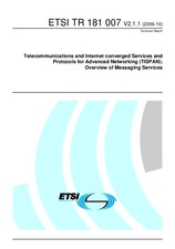 Náhled ETSI TR 181007-V1.1.1 17.10.2006