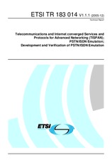 ETSI TR 183014-V1.1.1 15.12.2005