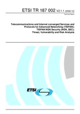 Norma ETSI TR 187002-V2.1.1 11.12.2008 náhled