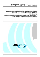 Náhled ETSI TR 187011-V2.1.1 11.7.2008