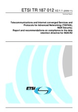 Náhled ETSI TR 187012-V2.1.1 26.11.2009
