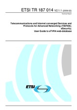 ETSI TR 187014-V2.1.1 17.2.2009