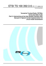 Náhled ETSI TS 100392-3-6-V1.1.1 18.12.2003