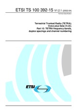ETSI TS 100392-15-V1.2.1 24.4.2002