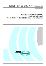 ETSI TS 100392-17-V1.1.1 31.5.2001