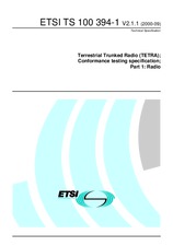 Norma ETSI TS 100394-1-V2.1.1 20.9.2000 náhled