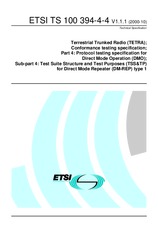 ETSI TS 100394-4-4-V1.1.1 23.10.2000
