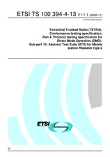 ETSI TS 100394-4-13-V1.1.1 30.10.2000