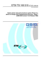 ETSI TS 100519-V7.0.0 13.8.1999